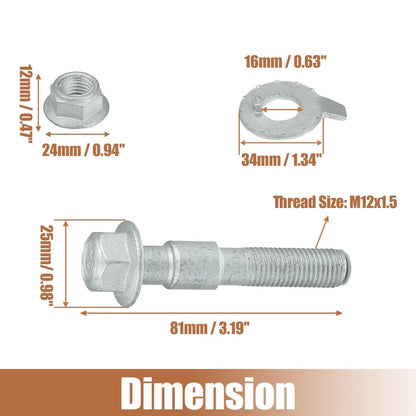 Alignment Camber Caster Adjusting Bolts for Dodge Sprinter 3500 & Buick