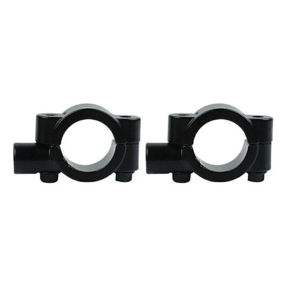25MM M8 Rearview Handlebar Mirror Mount Holders for Motorcycle Black