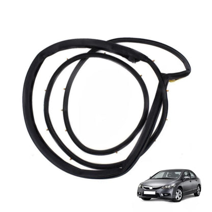 Door Rubber Seal Weatherstrip Front LH+RH Fits Honda Ciciv FD 4D Sedan 2006-11