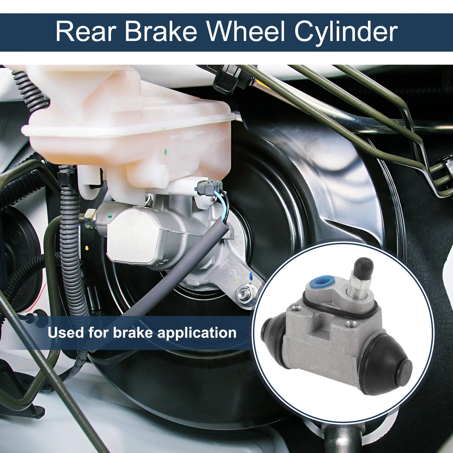 Rear Left Brake Wheel Cylinder for Hyundai Pony / Excel (1989-1995)