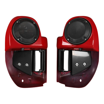 Lower Vented Fairings Speaker Pod for Harley Street Glide (2014-2023) Billiard Red