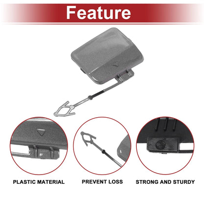 Tow Hook Cover Cap for BMW X5 E70 (2011–2013) No. 51127271816 Gray
