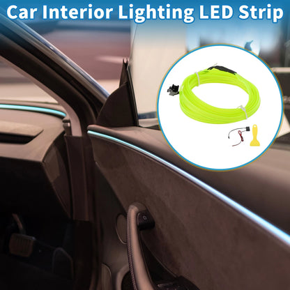 2m LED Strip Lighting for Car Decoration (12V) Fluorescent Green