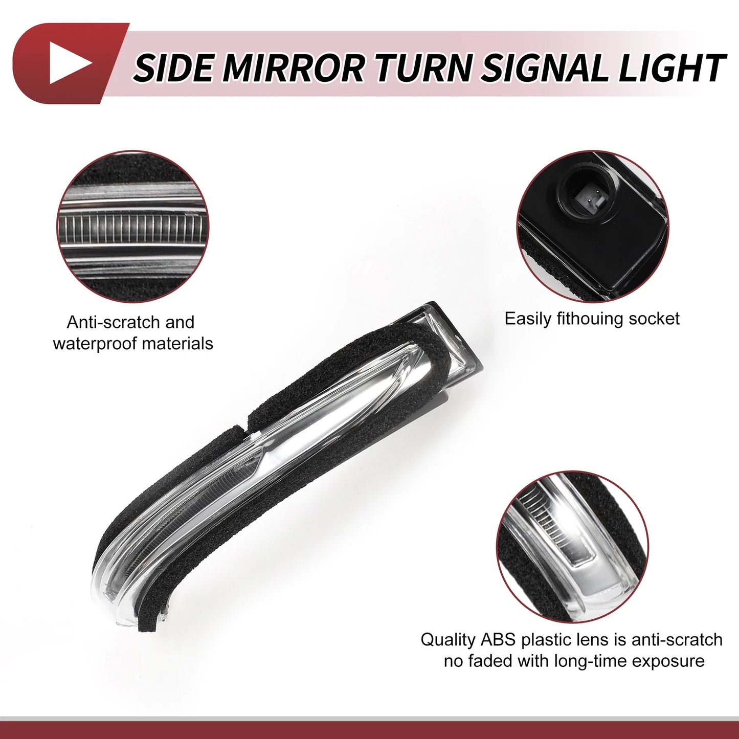 LED Turn Signal Light for Hyundai I10 (2014–2017) Right No. 87624B4000