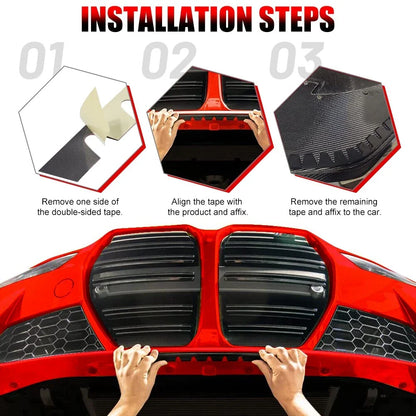 8x Universal Front Bumper Scrape Guard Anti-Skid Protector 30x2.5cm