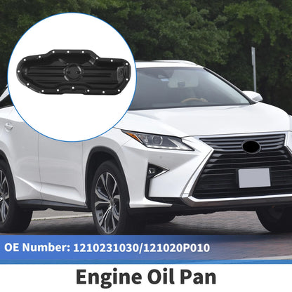 Engine Oil Pan for Lexus GS300 (2006) No.1210231030 Aluminum Alloy Black