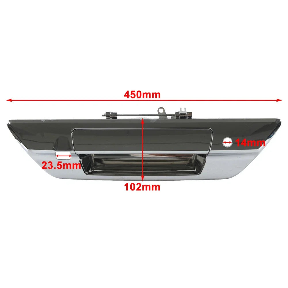Black Tailgate Handle with Camera for Toyota Hilux Revo (2015-2018)