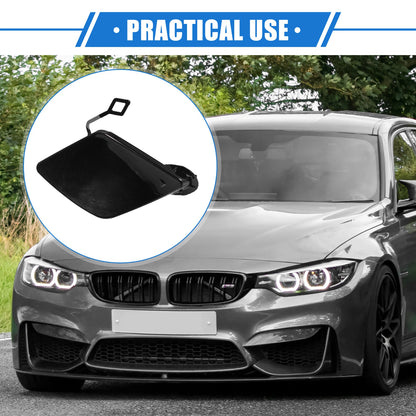 Tow Hook Eye Hole Cover for BMW 320i (2013–2018) - Plastic Black