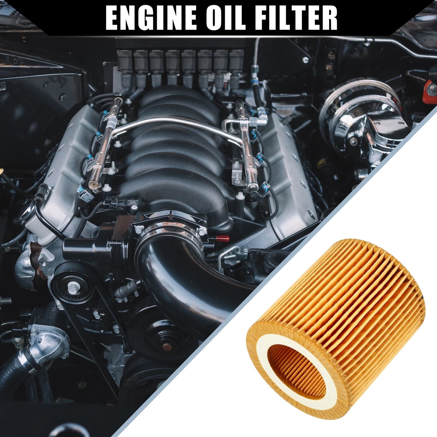 Set of 1 Engine Oil Filter for BMW 1 Series M (2011) - 11427566327