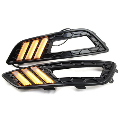 2X LED DRL for Ford Focus (2015–2016) Daytime Running Lights Yellow White
