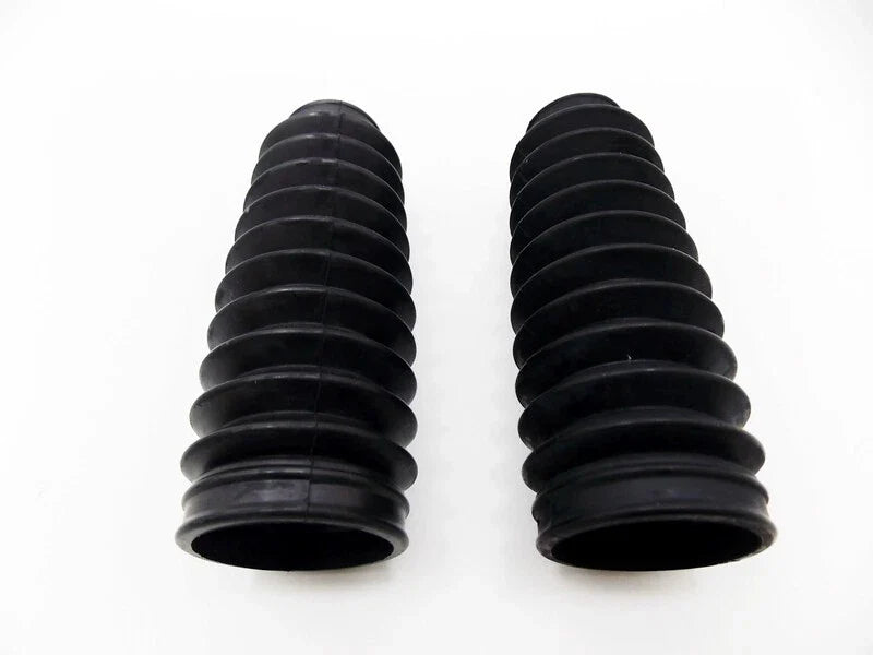 Front Fork Gaiters Rubber Boots Set for Honda CF50 Chaly (72-96)
