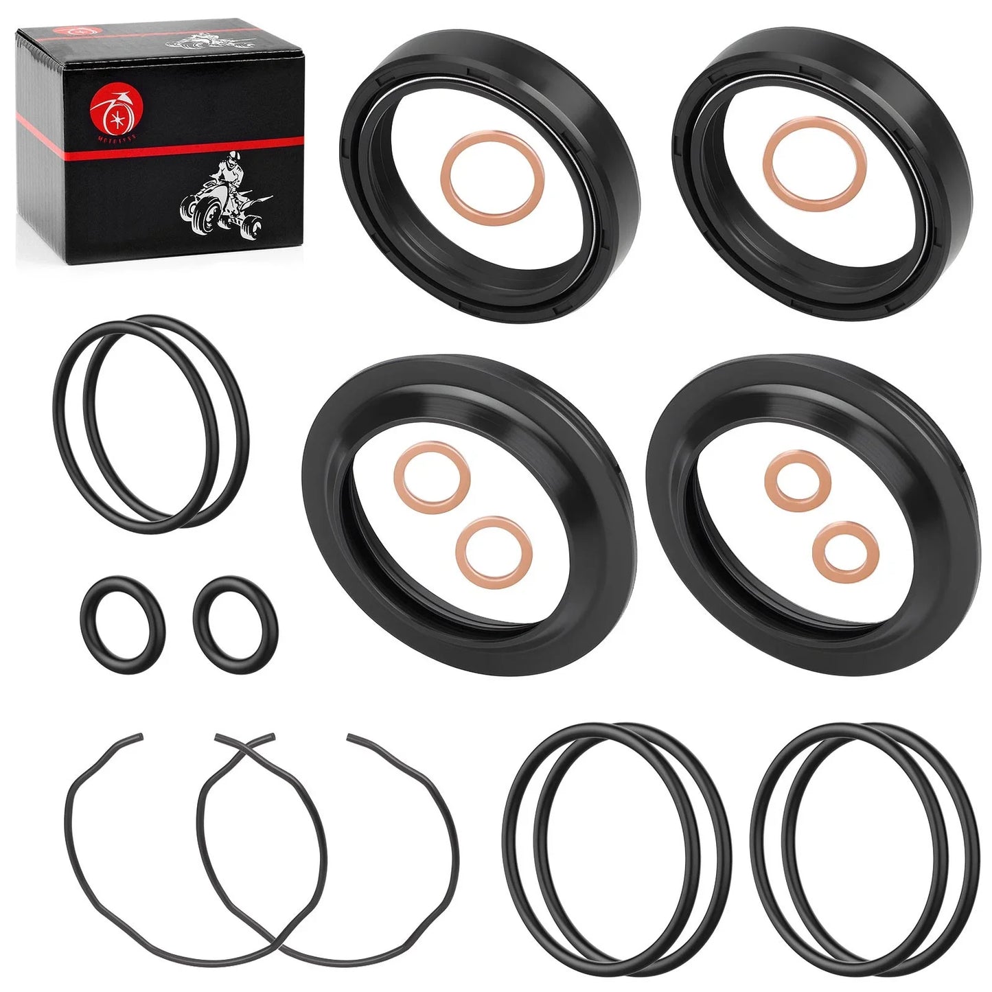 Front Fork Dust Oil w/ Seal Kit for Suzuki V-Strom 650 DL650 (2004–2011)