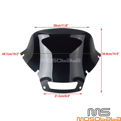 Smoke Windshield Deflector Cover for Harley Low Rider ST (2022-2023)