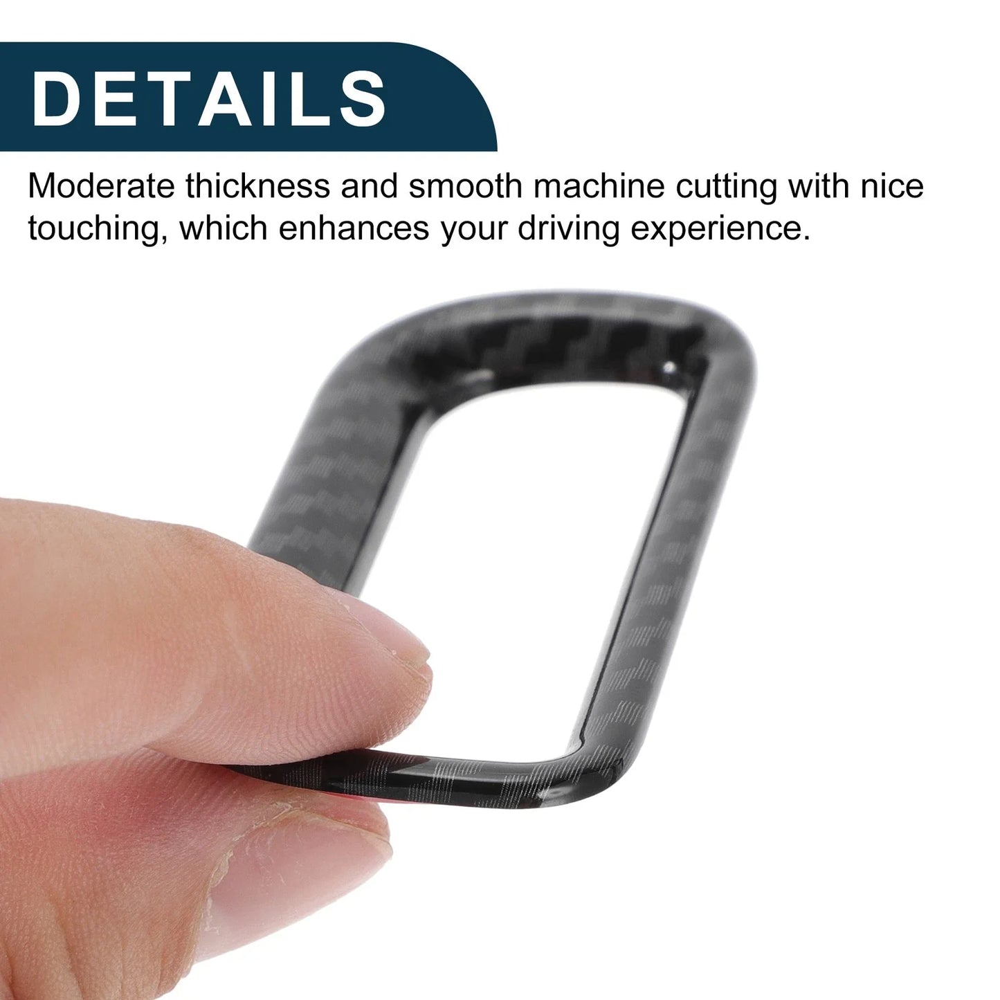 Warning Lamp Button Cover for Honda Vezel RV3 RV4 RV5 RV6 Carbon Fiber Black