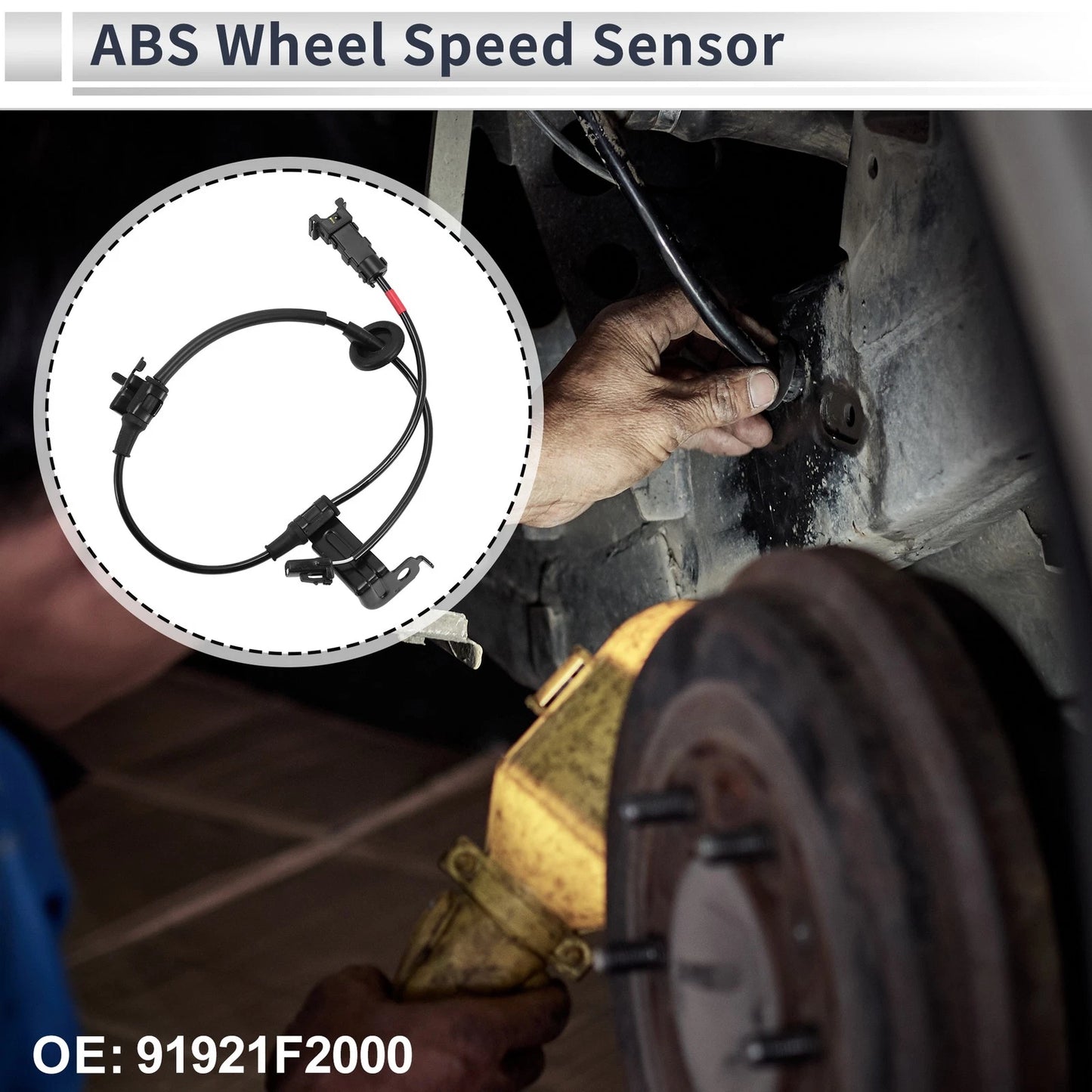 ABS Wheel Speed Sensor No. 91921F2000 for Hyundai Elantra (2016–2019)