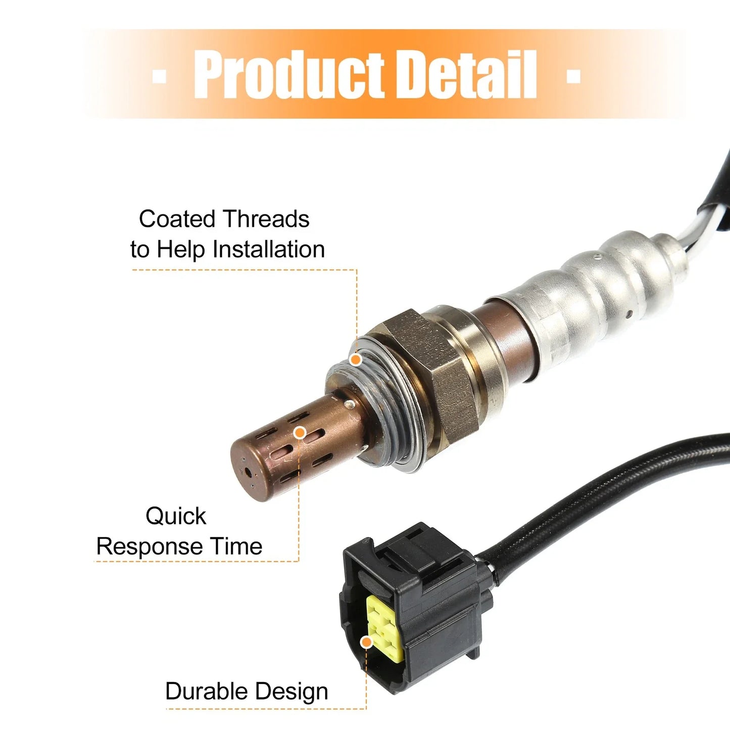 2 x Car Auto Oxygen Sensors for Dodge Ram 3500 (2010-2018)