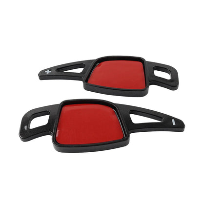 Black Steering Wheel Paddle Shifter Extensions for Audi A3 A4 A5 A6 A7 (2006-2023)