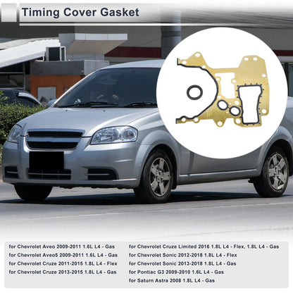 Timing Cover Gasket for Chevrolet Aveo (2009–2011) No.TCS46142/24405911