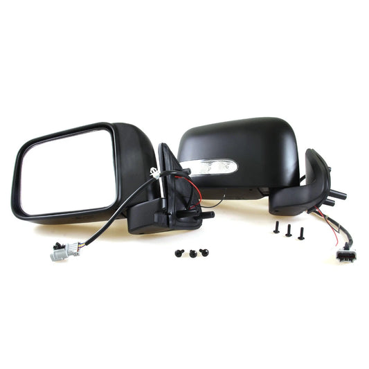 Electric LED Door Mirrors for Nissan D22 Navara Frontier (1997–2004)