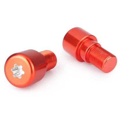 18mm Motorcycle Dirt Bike Handlebar Grips End Cap Plugs - 1 Pair