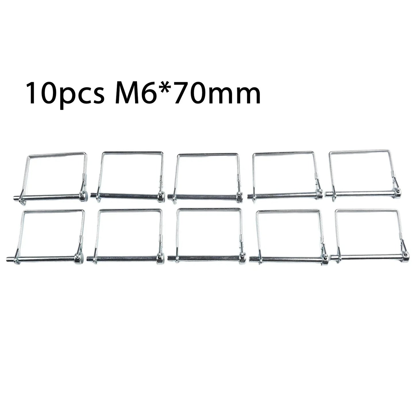 70mm Trailer Coupler Hitch Pin Lock Square Shape Towing Shaft Locking Pin