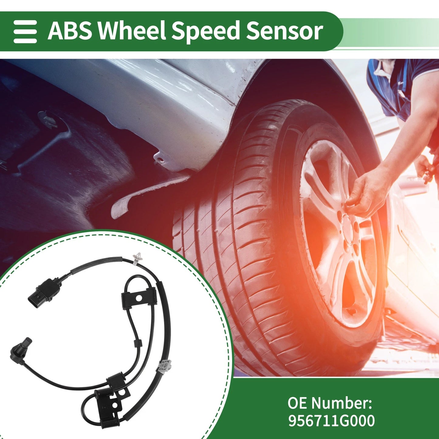 ABS Wheel Speed Sensor No. 956711G000 for Kia Rio (2006–2013)