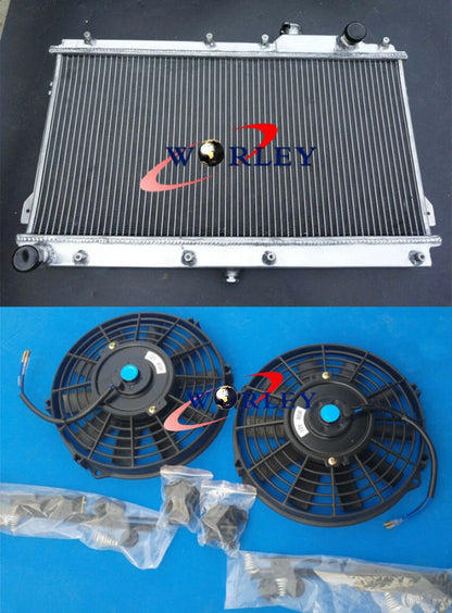 Aluminum Radiator with Fans for Mazda Miata MX-5 (1990–1997)
