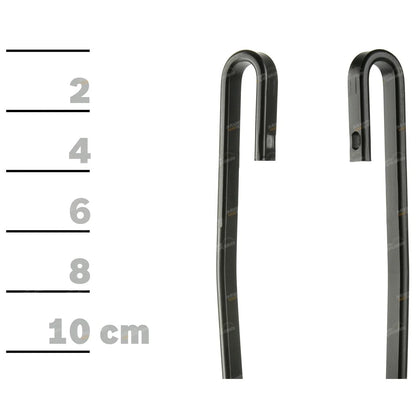 Front Pair Eco Windscreen Wiper Blades for Ford Territory (2004-2016)