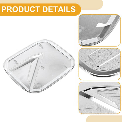 Fuel Tank Door Cap for Chevy Trax 2019-2025 Gas Tank Flap Chrome Silver Tone