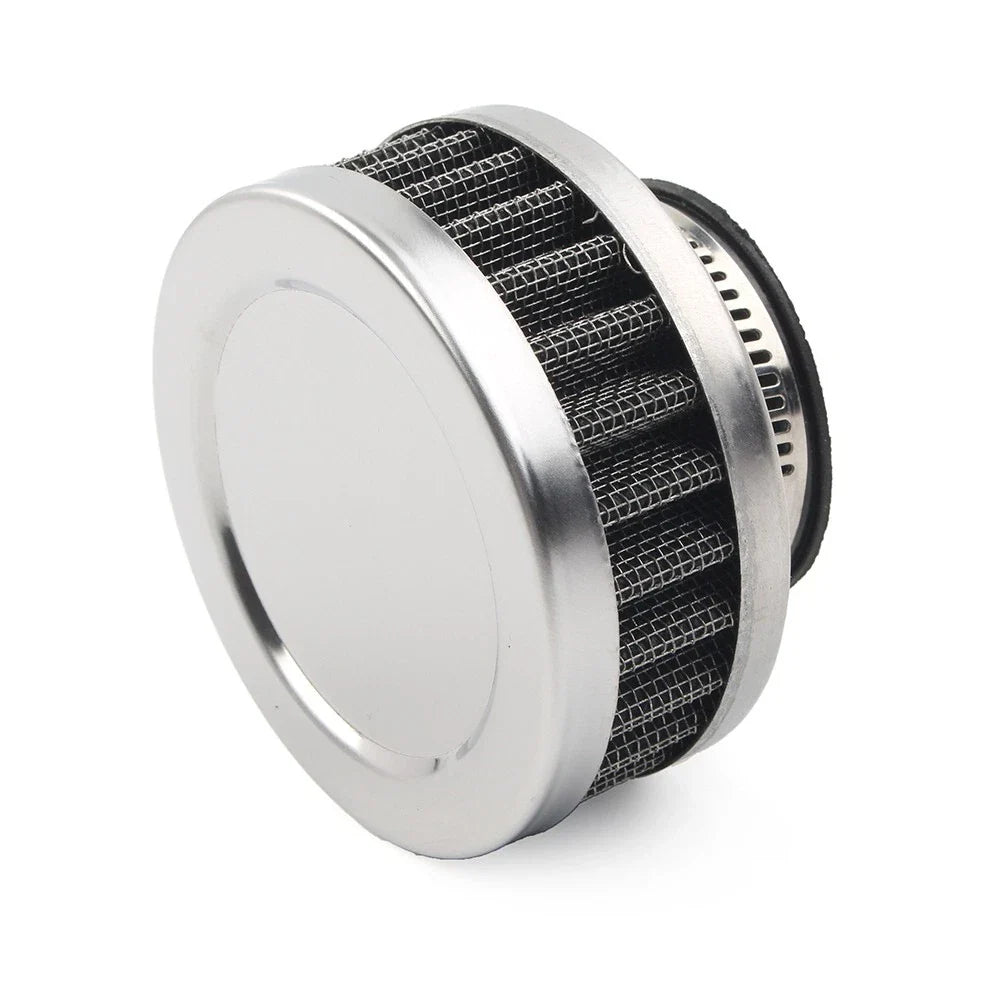 38mm Stainless Steel Air Intake Filter Cleaner w/ Clamp for Motorcycle Scooter