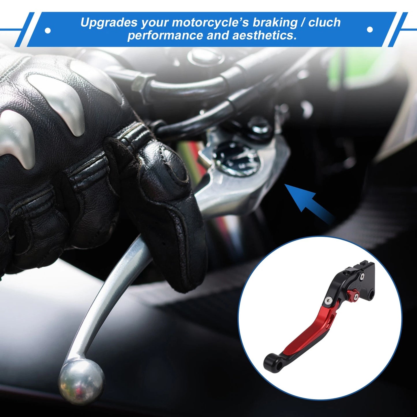 Adjustable Brake Clutch Levers for Yamaha YZF R1 (1999–2001) Black Red
