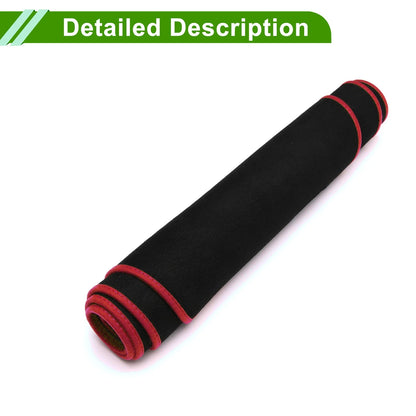 Dashboard Cover Mat for Volvo S60/V60/XC60 (2011–2018) Black Red