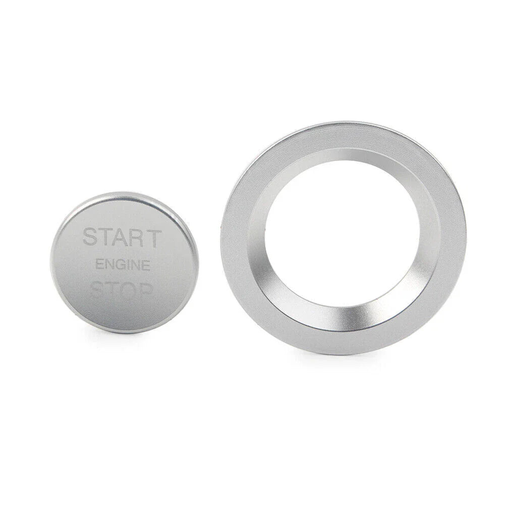 Keyless Engine Push Start Button w/ Ring Cover for Land Rover & Jaguar