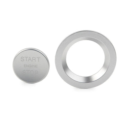 Keyless Engine Push Start Button w/ Ring Cover for Land Rover & Jaguar