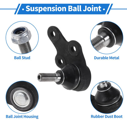 2 Pcs Front Lower Ball Joints for Ford Focus (2004–2011) No. 3M513K209AA