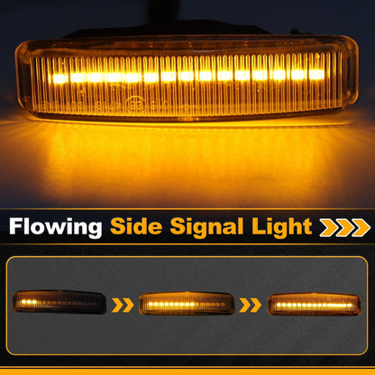 Side Marker Light 63148360589 for BMW 5 Series E39 (1995–2003) Transparent Lens