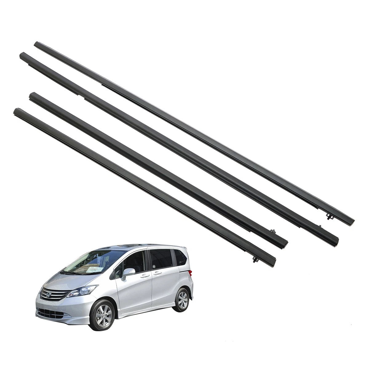 Set of 4 Door Belt Mouldings for Honda Freed 5D Minivan (2008–2016)