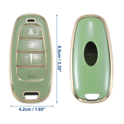 TPU 5 Button Keyless Entry Remote Key Fob Cover for Hyundai Tucson (2016-2023)