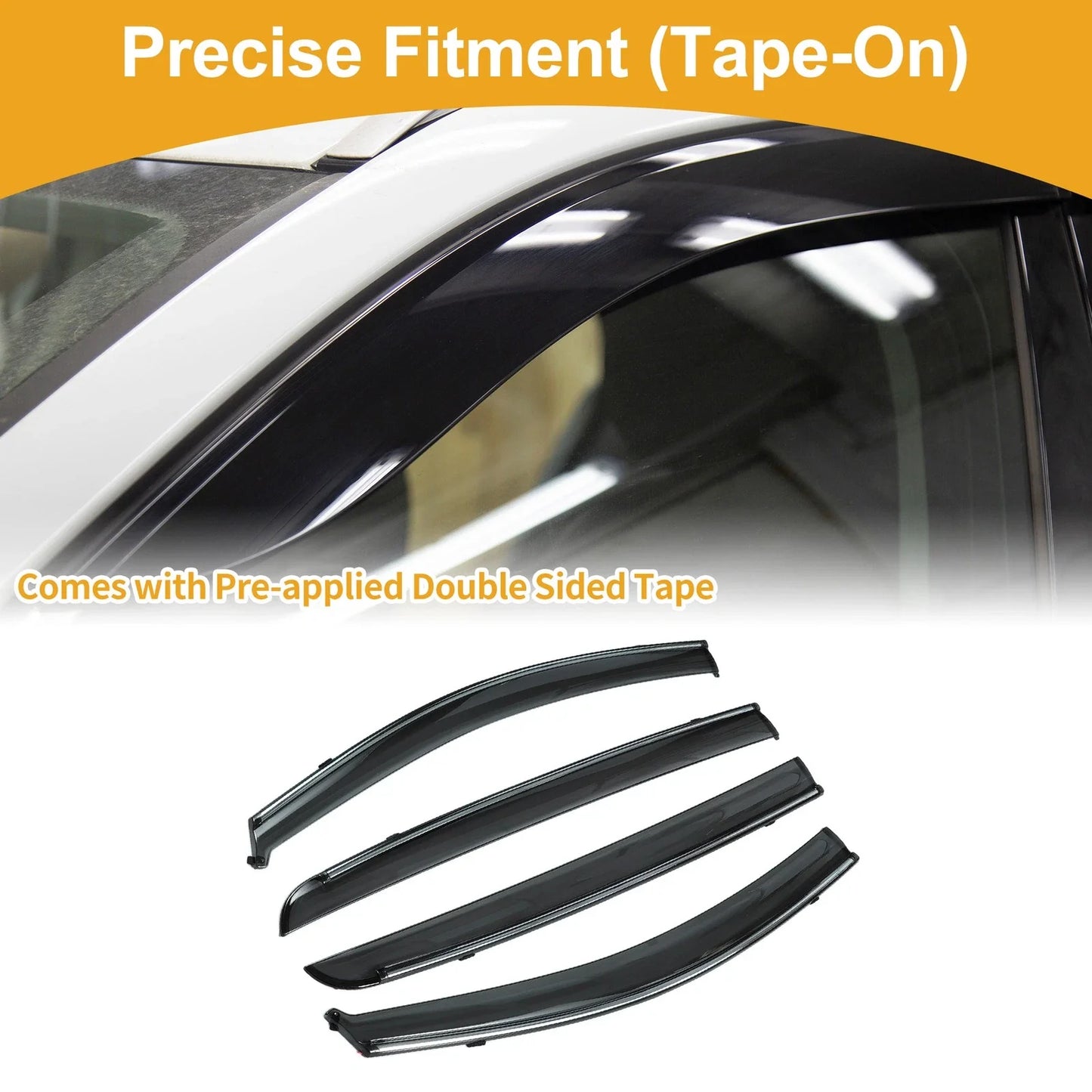 Window Deflectors for Chevrolet Aveo Hatchback 2007-2011 Side Vent Visors