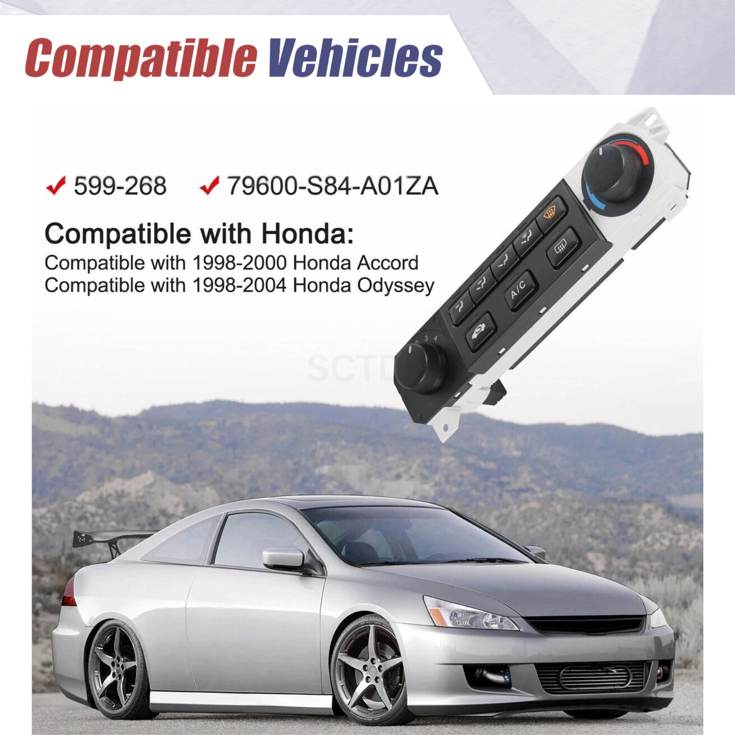 Climate Control Unit for Honda Accord (1998–2000)