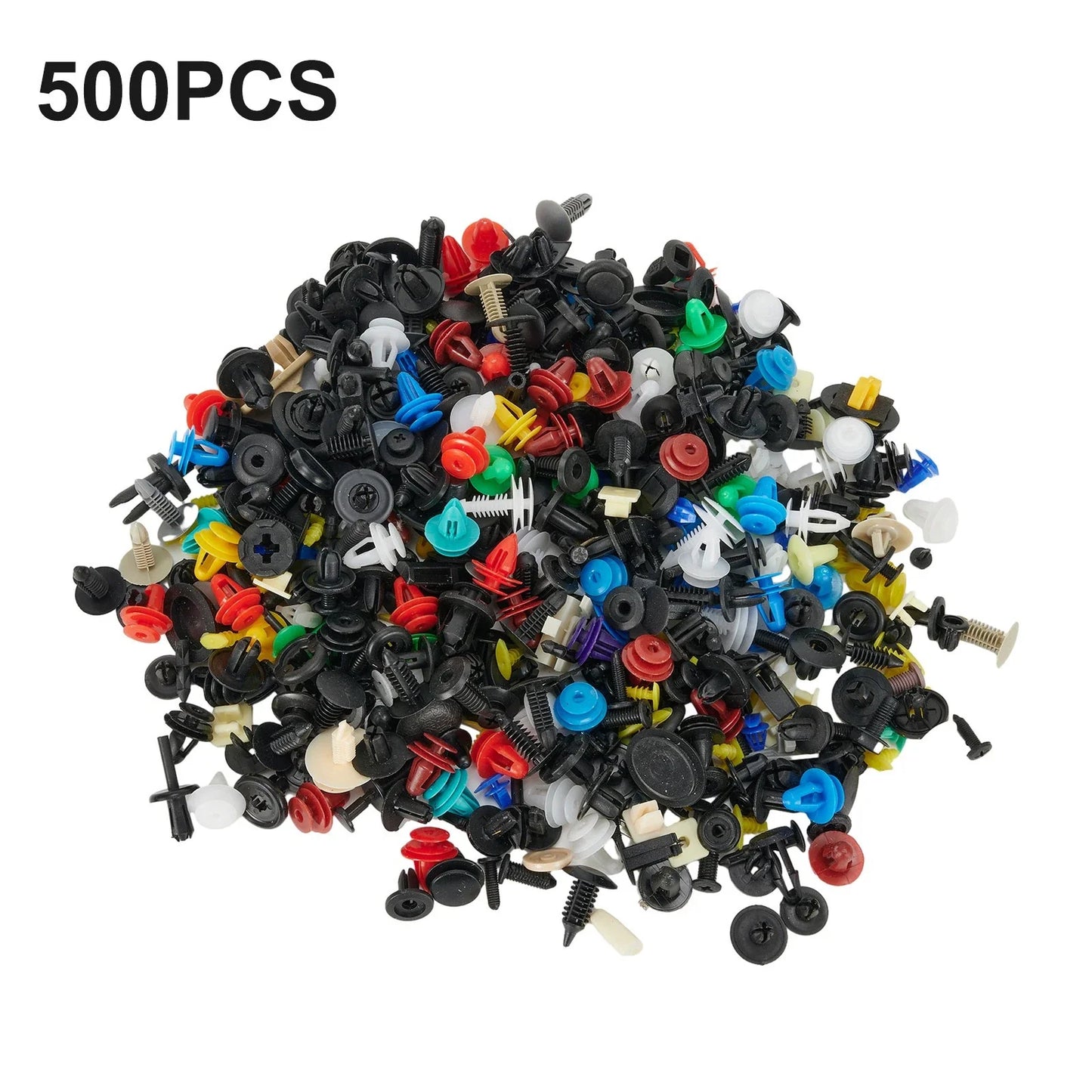 500pc Mixed Door Trim Panel Bumper Fender Retainer Push Rivet Clips for Cars