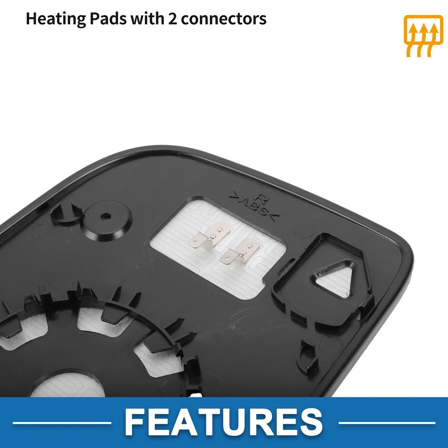 Heated Right Upper Side Mirror Glass for VW Crafter & Mercedes (2017-2023)