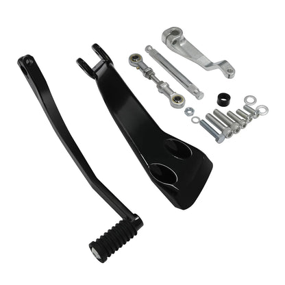 Black Mid Controls Shift Side Kit for Harley Fat Bob Sport Glide (2018-2025)