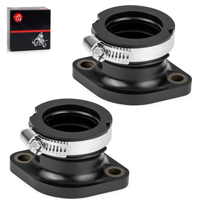 Set of 2 Carburetor Intake Manifold Boots for Polaris Wide Trak (1990–2008)