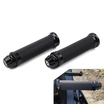 7/8" Black Handle Bar Hand Grips for Yamaha, Honda, Suzuki