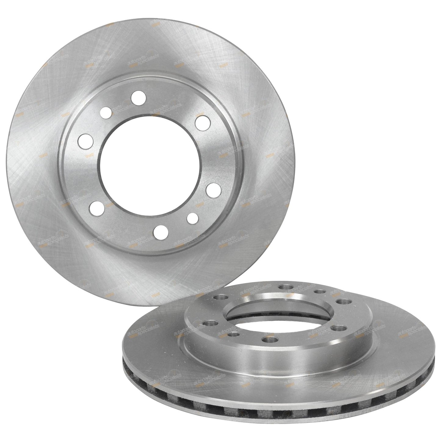 2X Front Disc Brake Rotors for Ford Courier PD 4WD (1996–1999) 275mm
