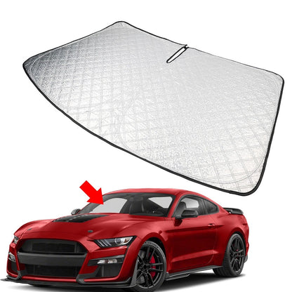 Foldable Windshield Sun Shade for Ford Mustang (2015–2021)