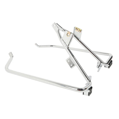 Chrome Saddlebag Support Bracket for Harley Touring Road King Glide (2009-2013)