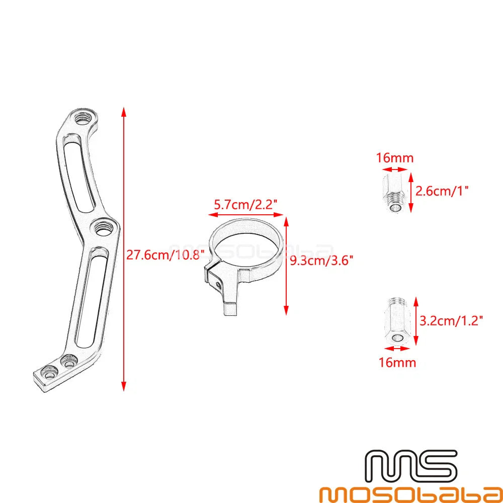 Remote Reservoir Mount Bracket for Harley Touring Legends Revo Shocks (2014-2022)