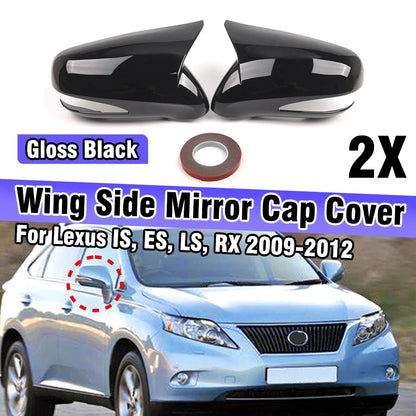 Cover Cap Black Rearview Side Mirror for Lexus RX (2009-2014)